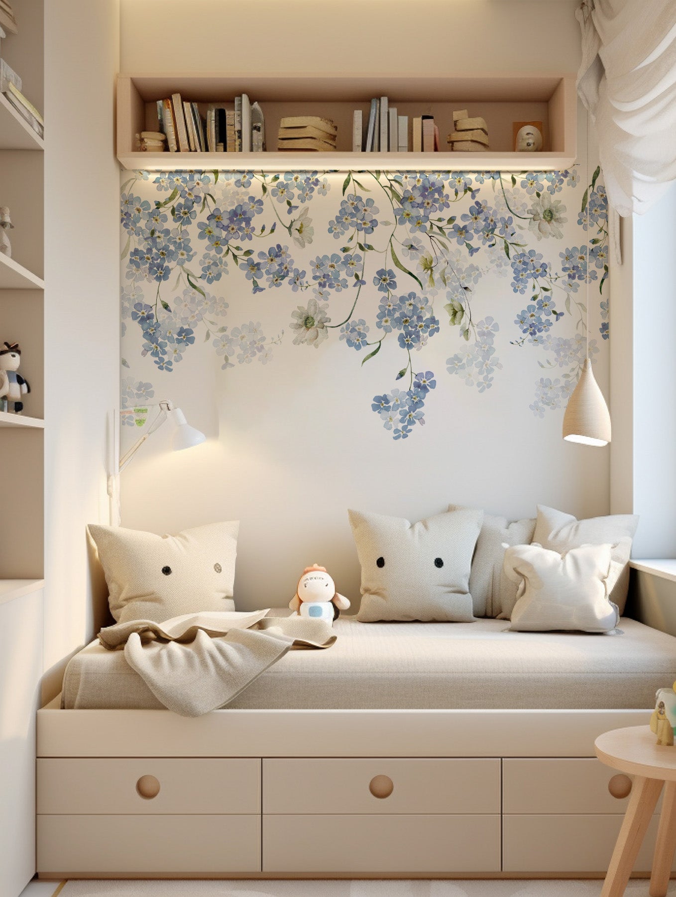 Tapeta Mural niebieska łąka