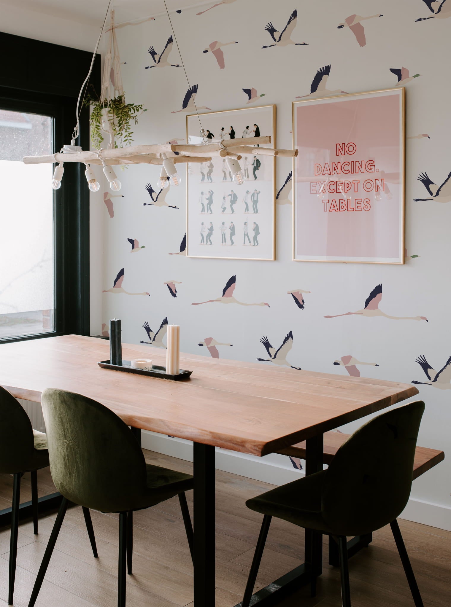 Tapeta ptaki w locie