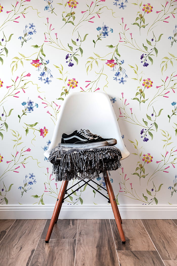 Tapeta drobne kolorowe kwiatuszki