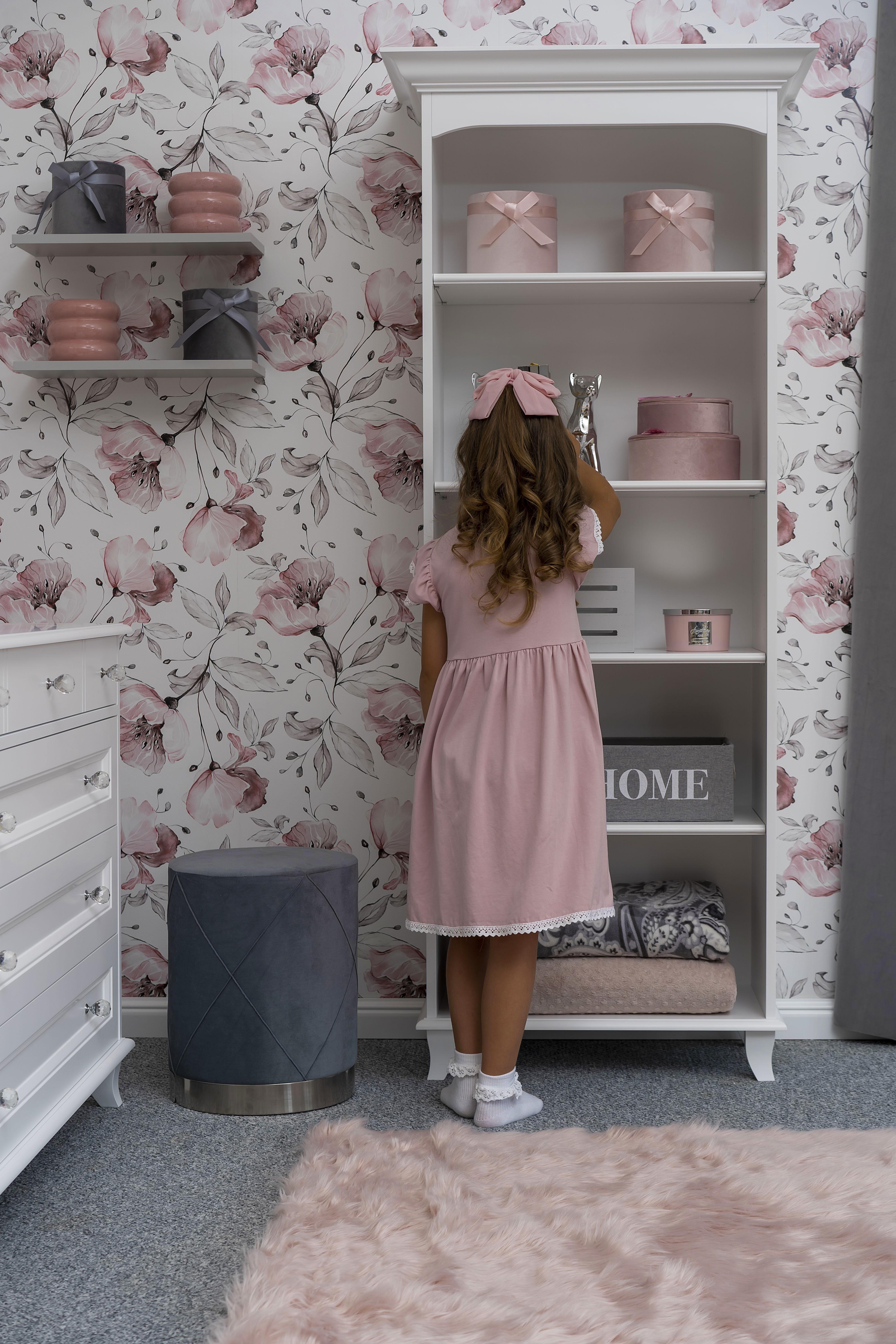 Drewniany regał wysoki (biblioteczka) Alex