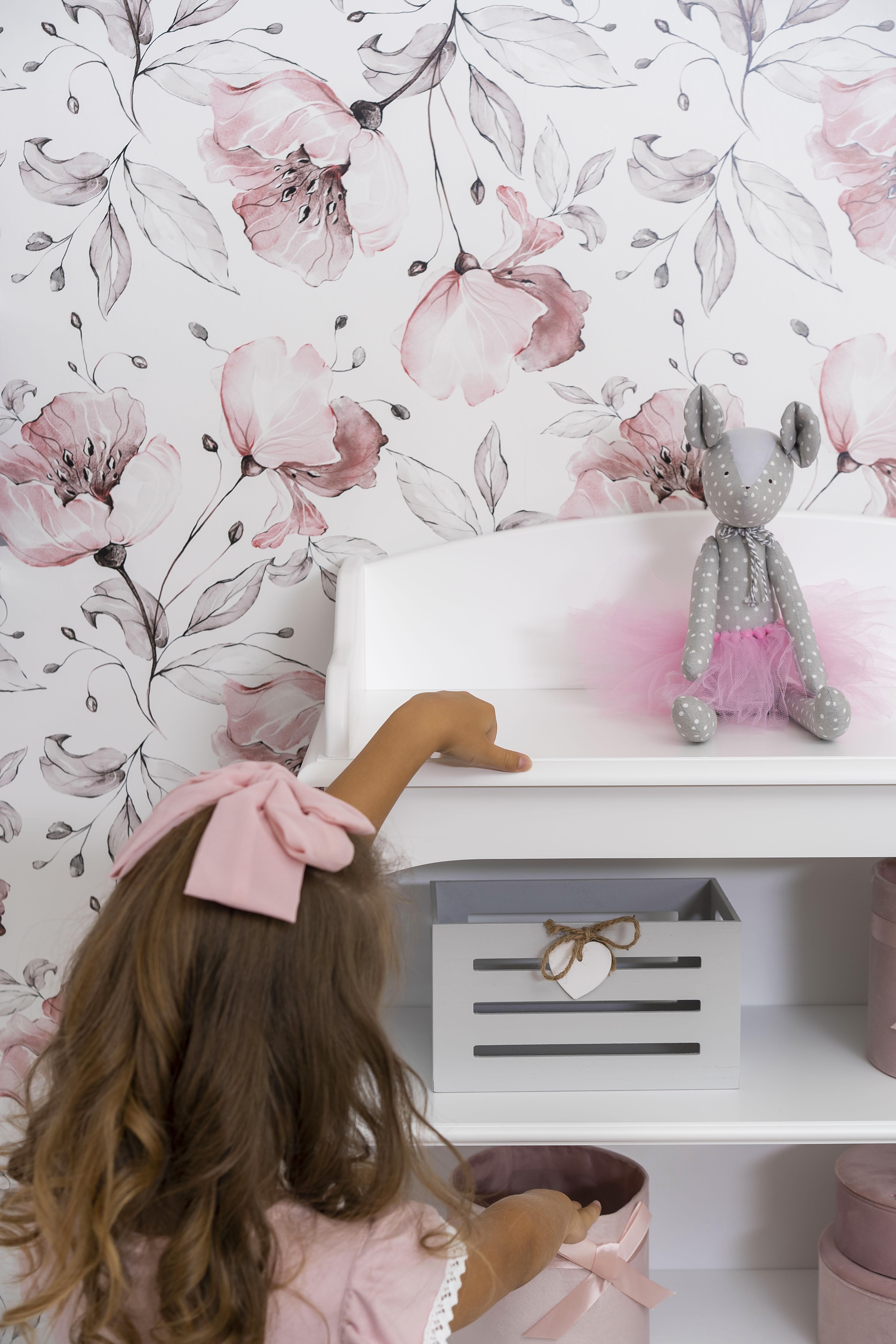 Drewniany regał niski (biblioteczka) Alex