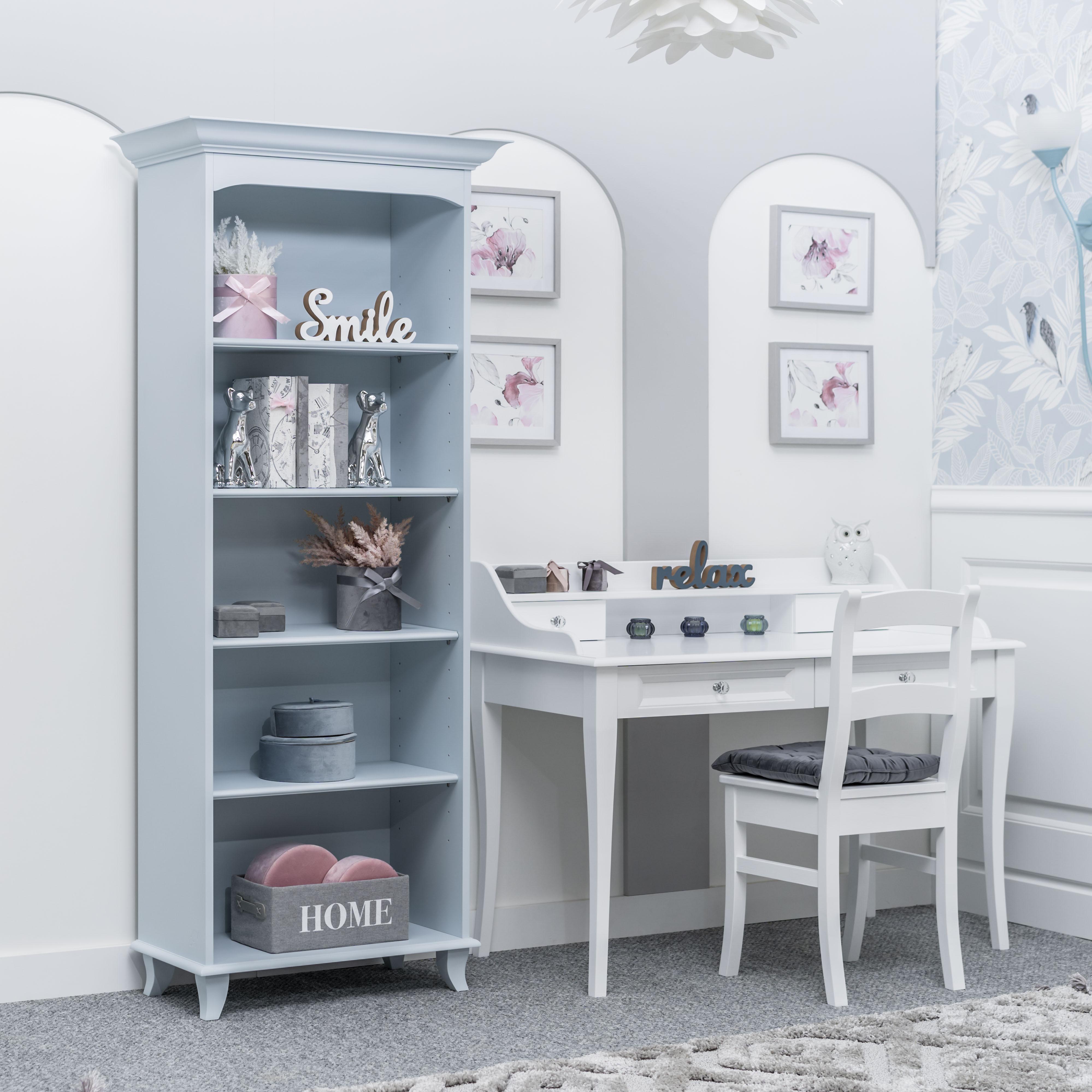 Drewniany regał wysoki (biblioteczka) Alex