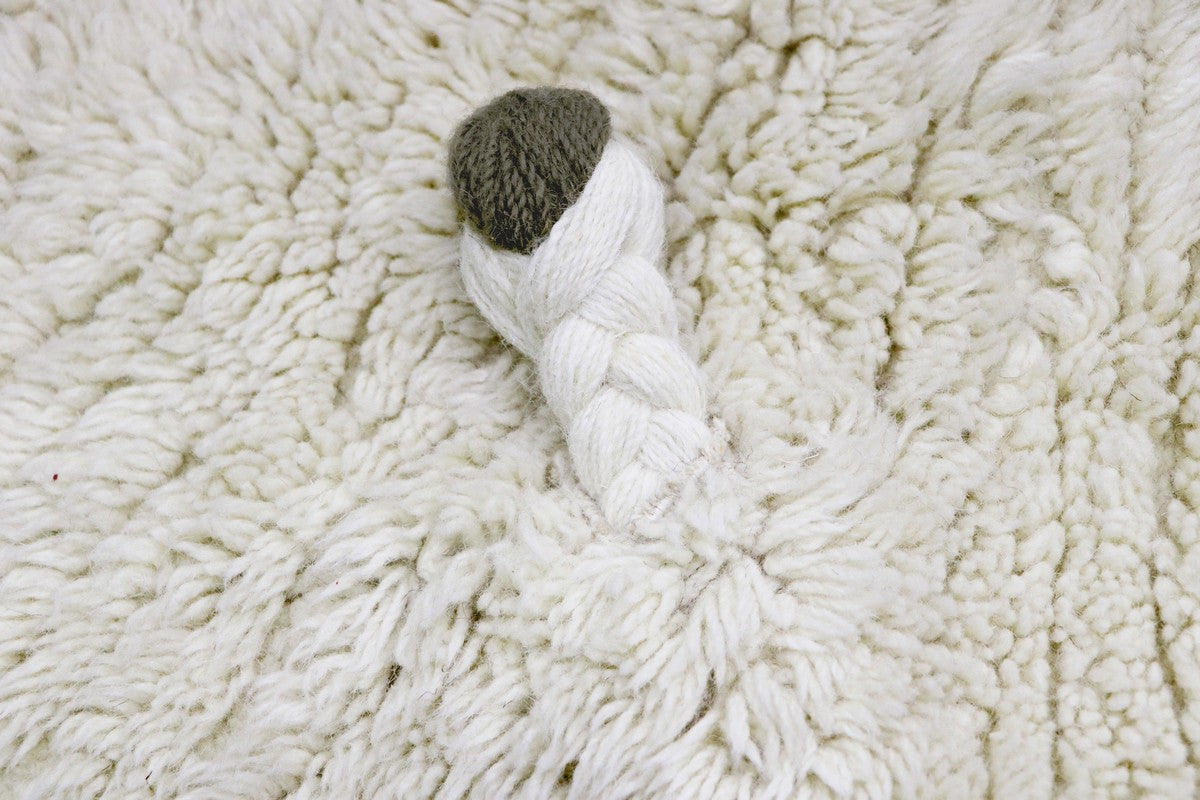 Dywan wełniany w kształcie owieczki Pink Nose Sheep 120x170 cm