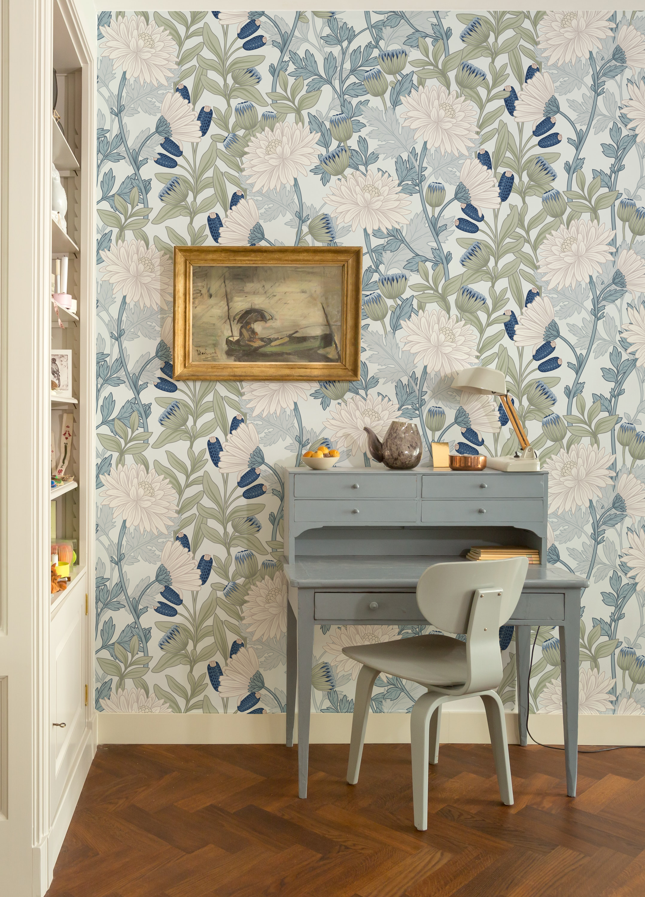 Tapeta kwiaty William Morris