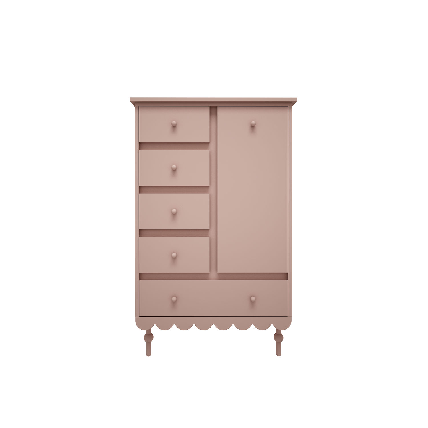 Komoda w stylu retro wysoka Babushka