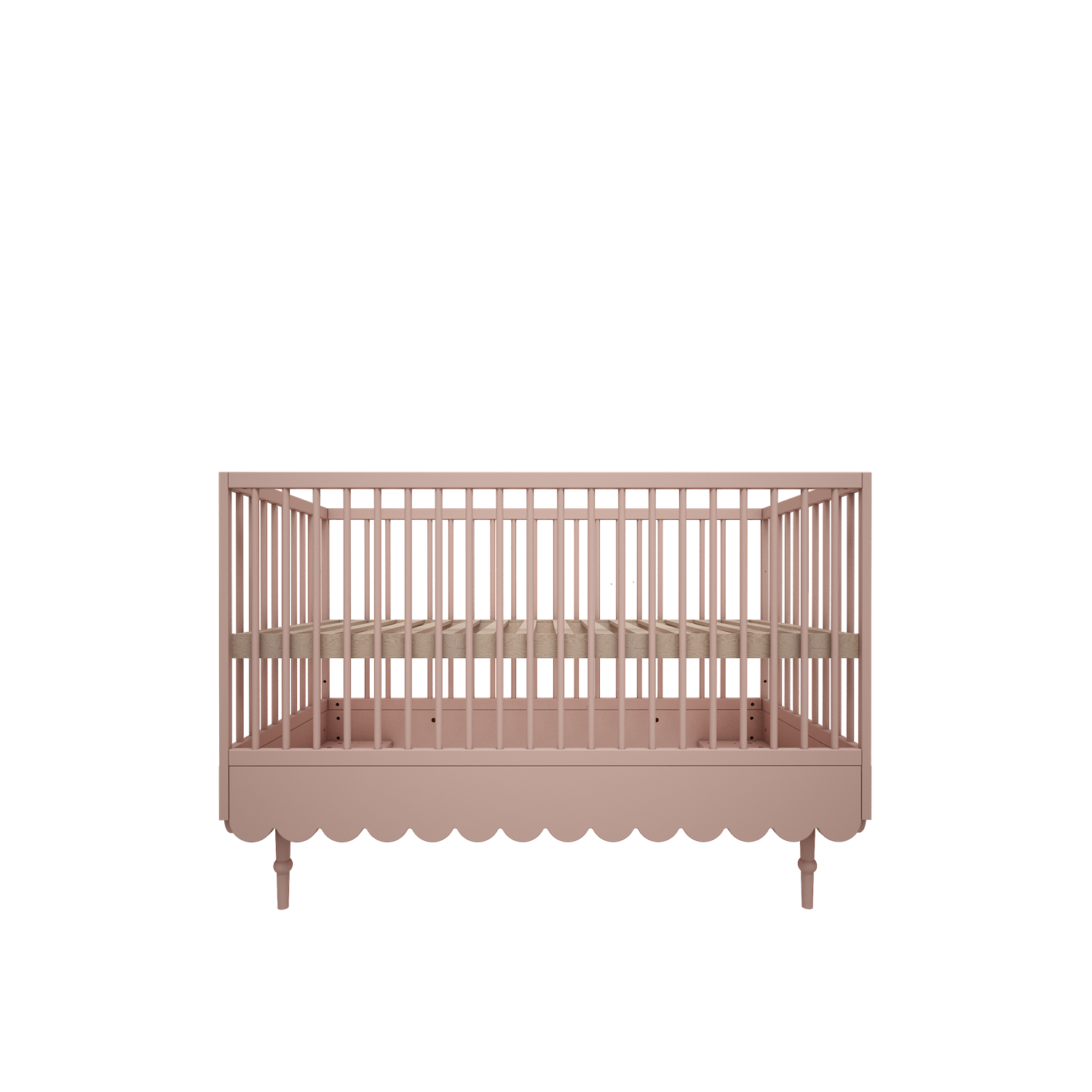 Łóżeczko niemowlęce z funkcją tapczanika 140 x 70 cm Babushka