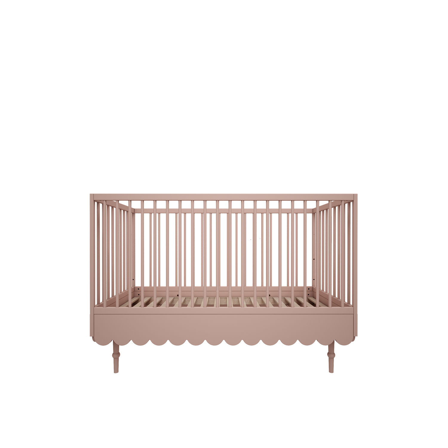 Łóżeczko niemowlęce z funkcją tapczanika 140 x 70 cm Babushka