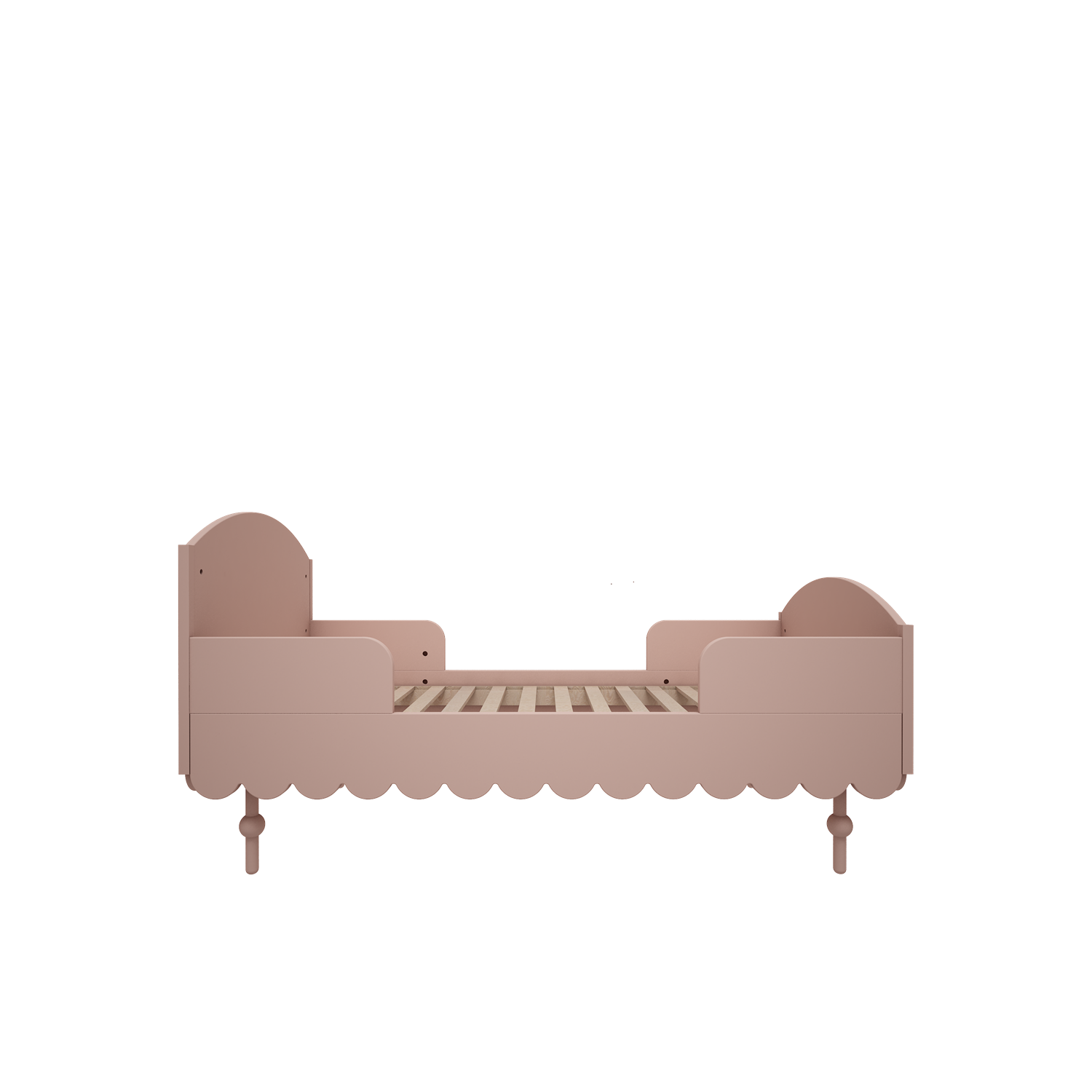 Łóżeczko niemowlęce z funkcją tapczanika 140 x 70 cm Babushka