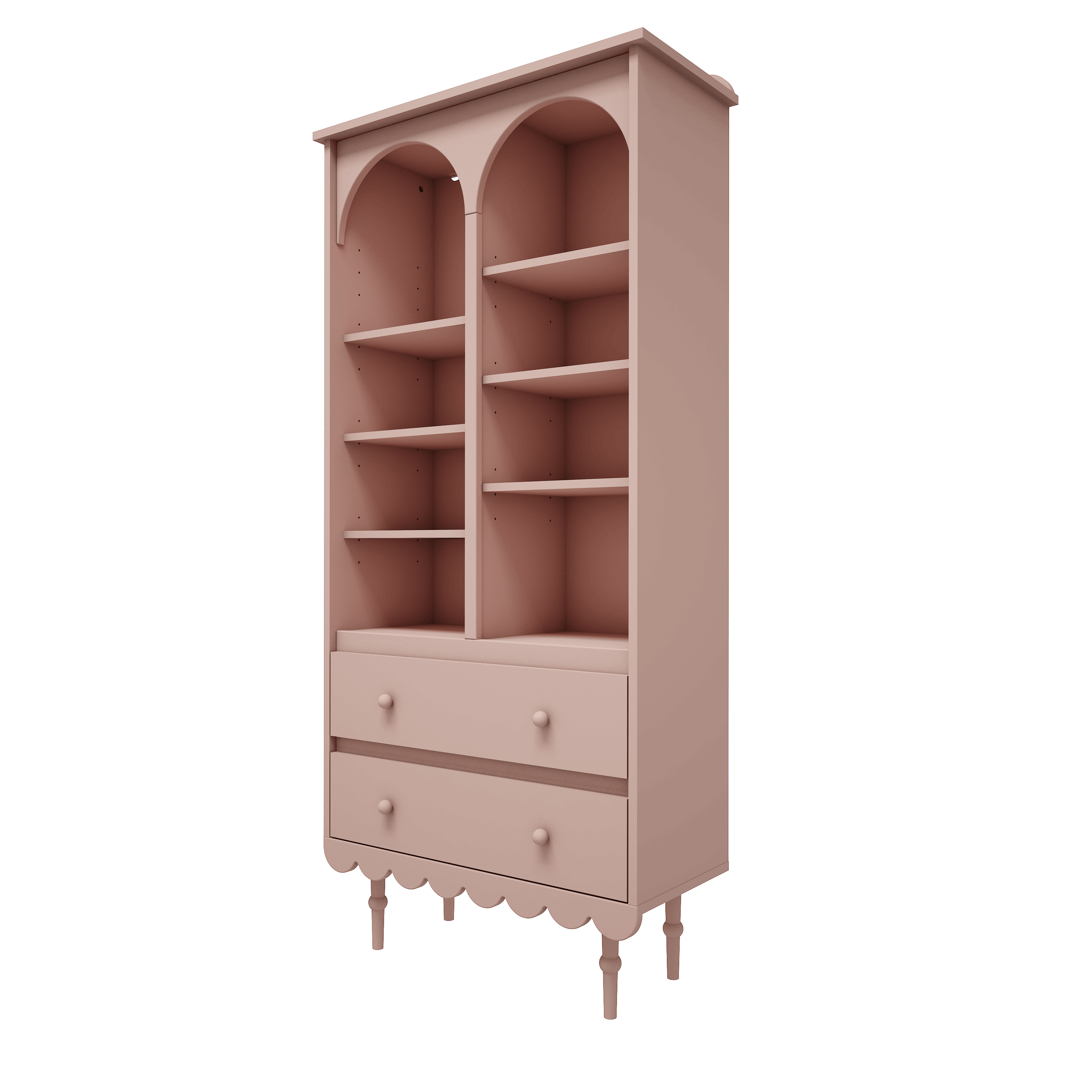 Regał na książki wysoki Babushka - 3 kolory