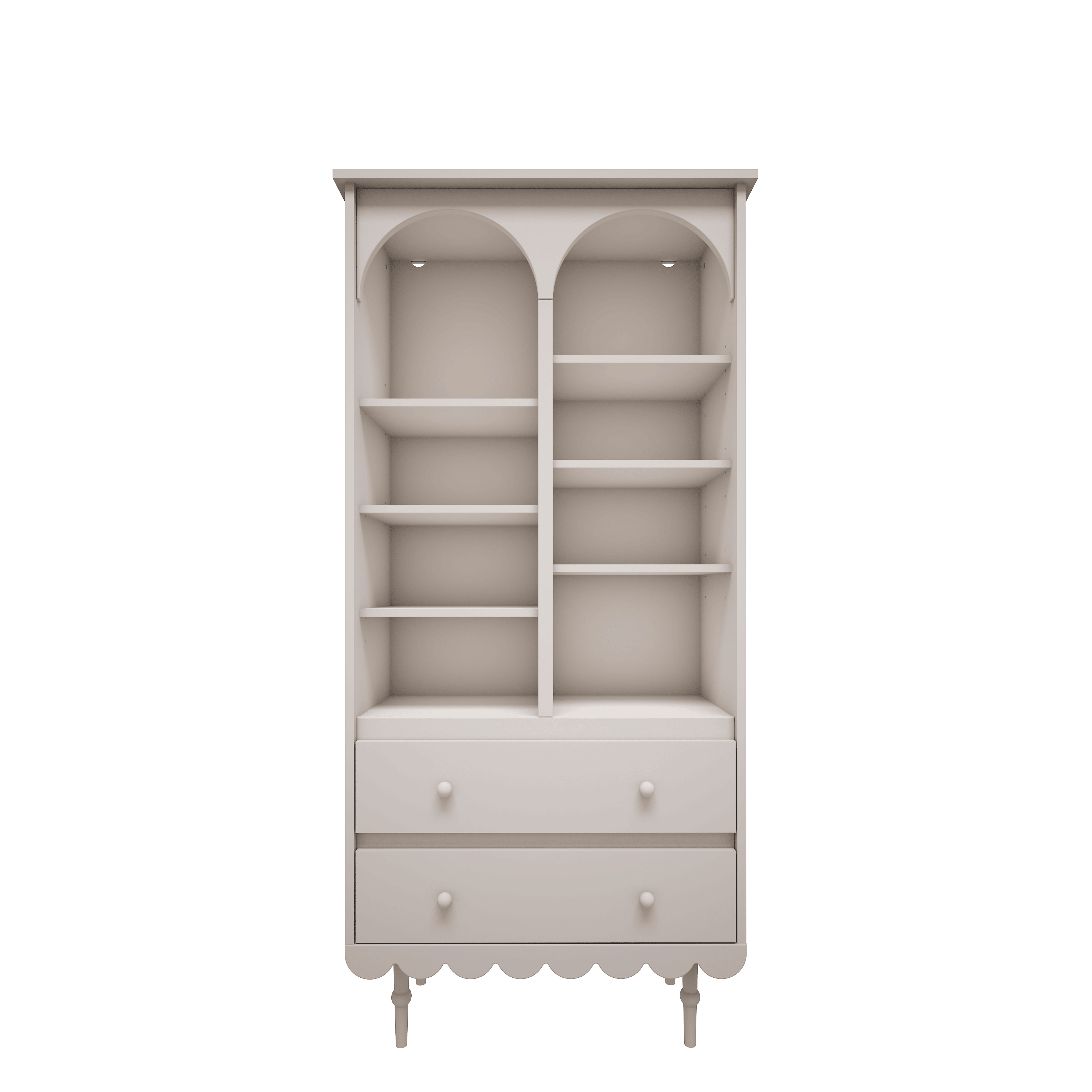 Regał na książki wysoki Babushka - 3 kolory