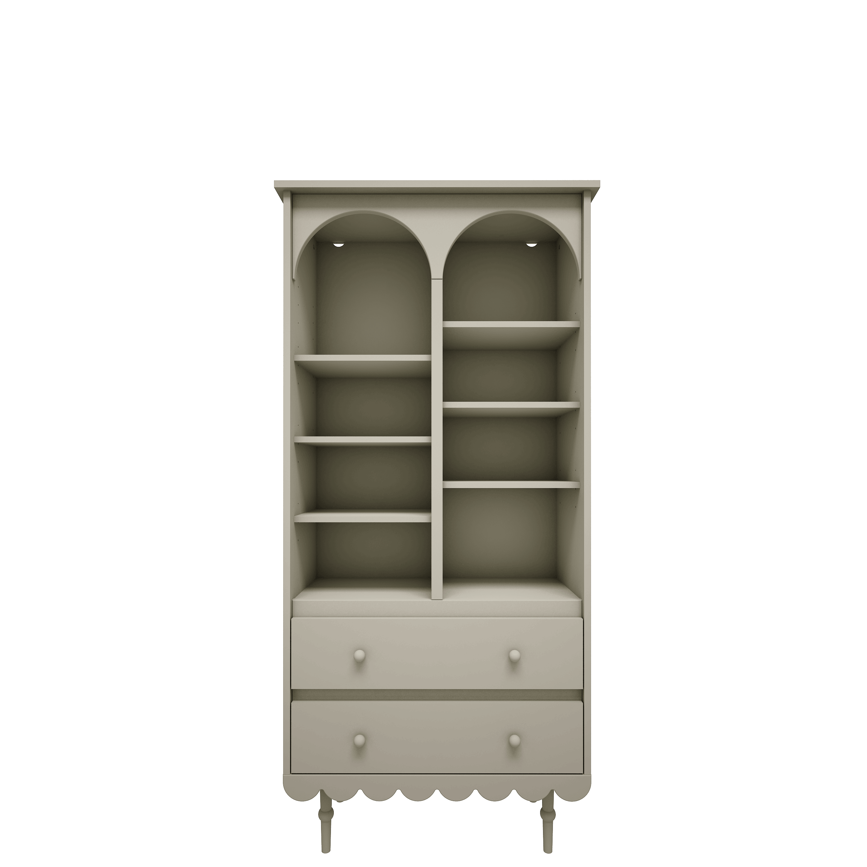 Regał na książki wysoki Babushka - 3 kolory