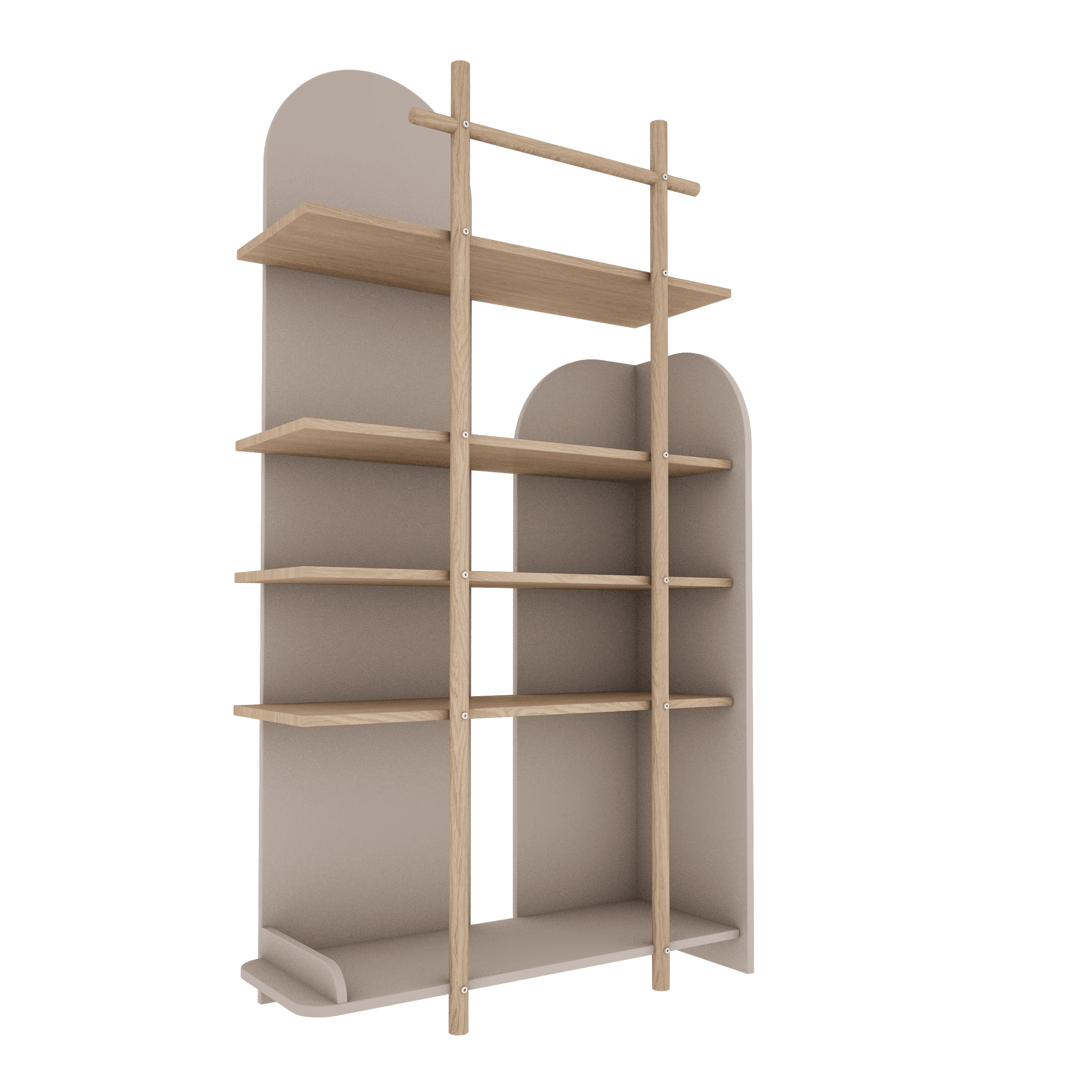 Regał na książki wąski Bloom