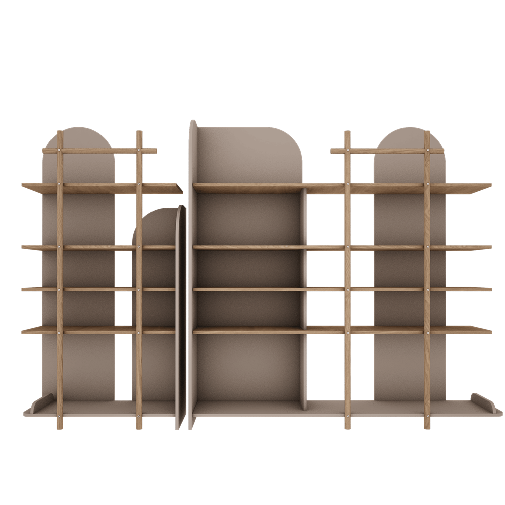 Regał na książki wąski Bloom