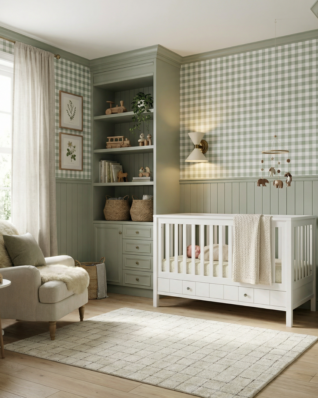 białe łożeczko iemowlęce z funkcją tapczanika