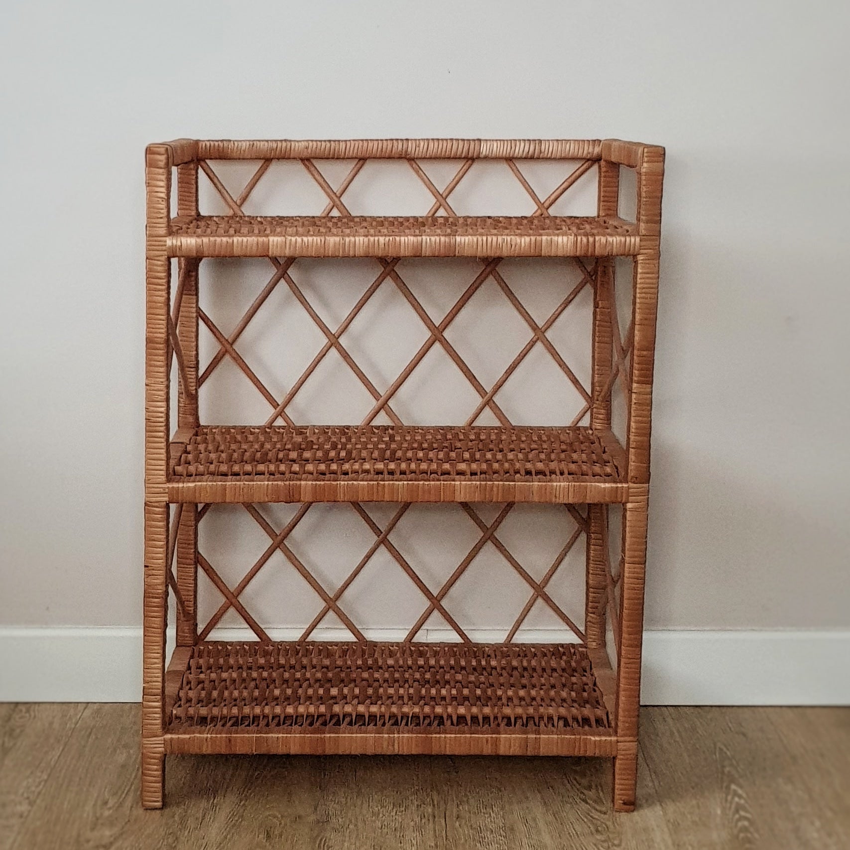 Regał z wikliny prosty/ Etażerka
