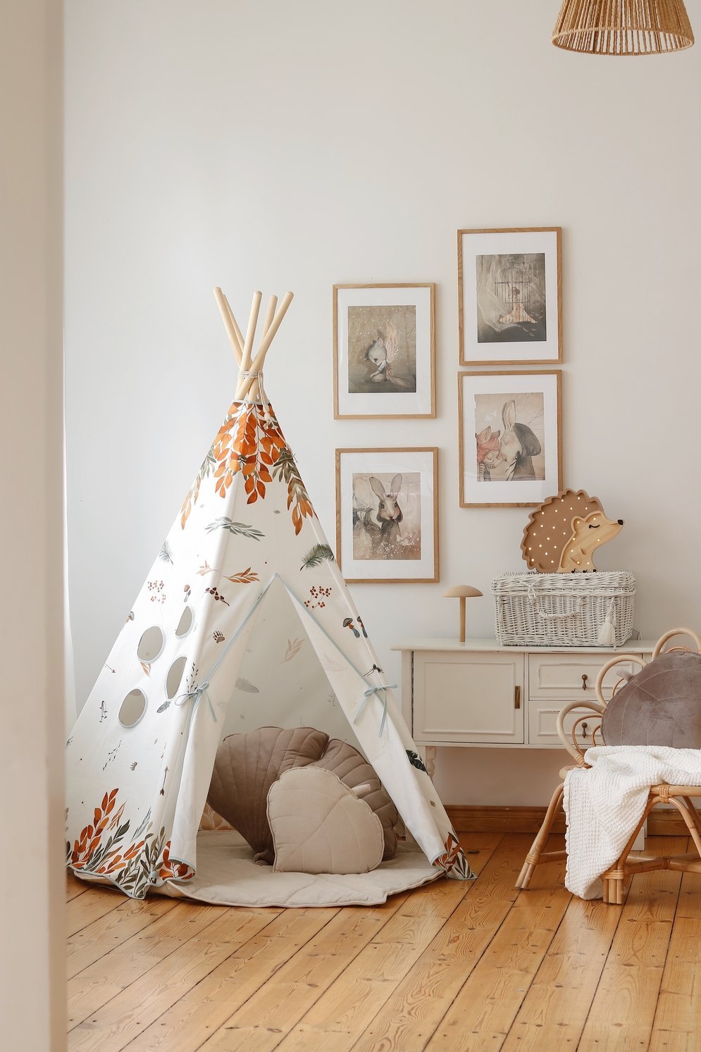 Namiot tipi "Leśni przyjaciele"