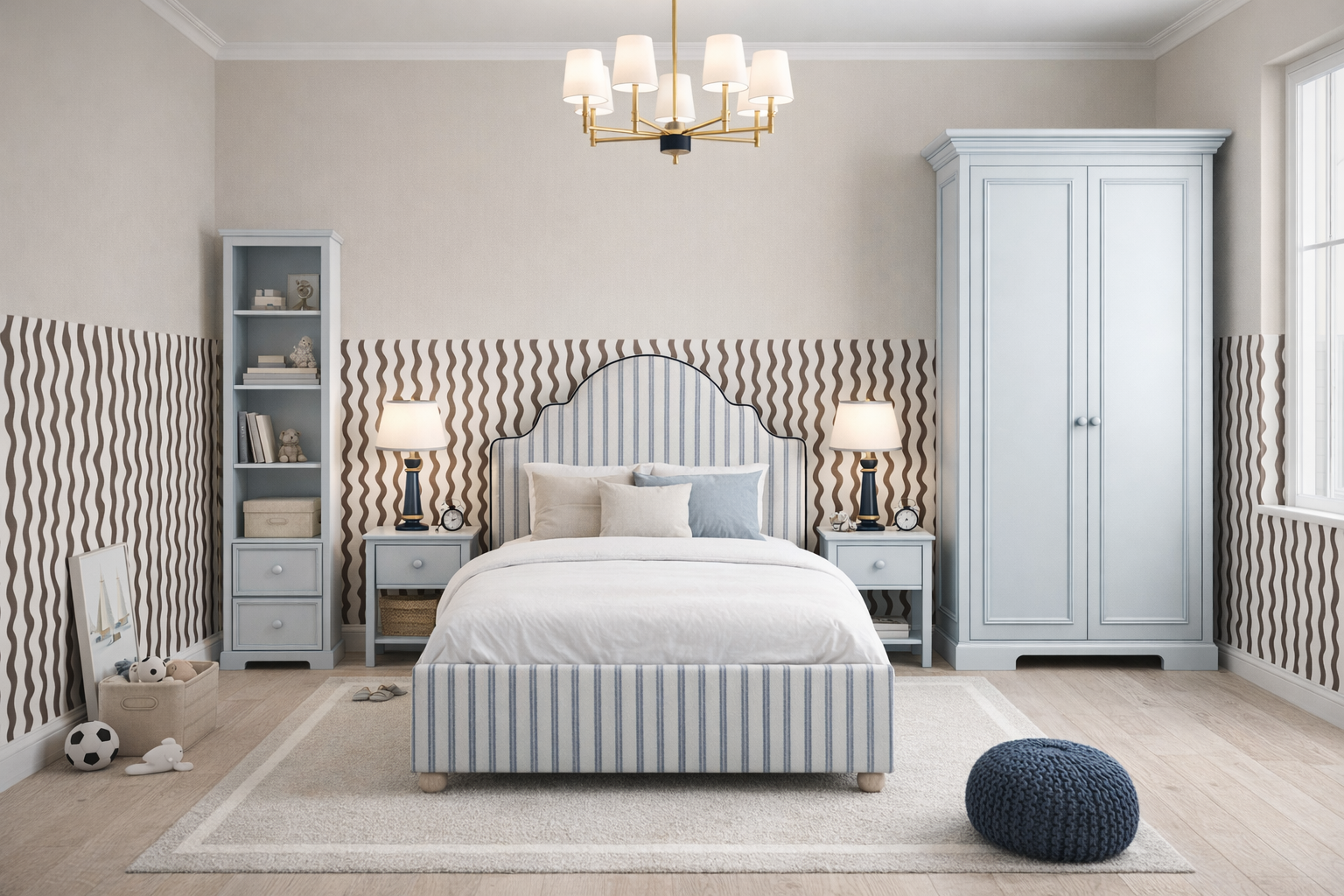 Drewniana szafa dwudrzwiowa Maxime