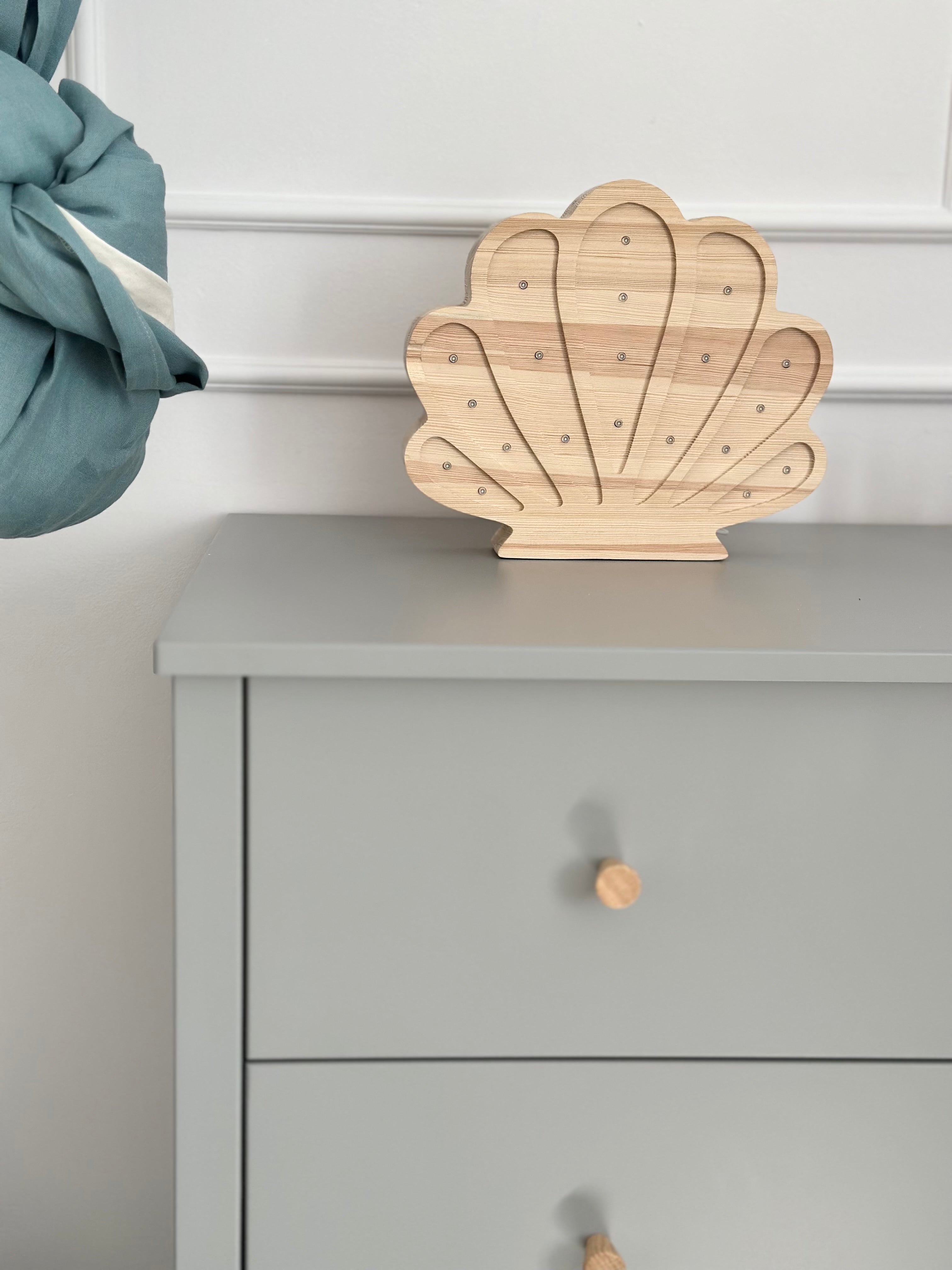 Komoda dziecięca biała/szara z przewijakiem Zara