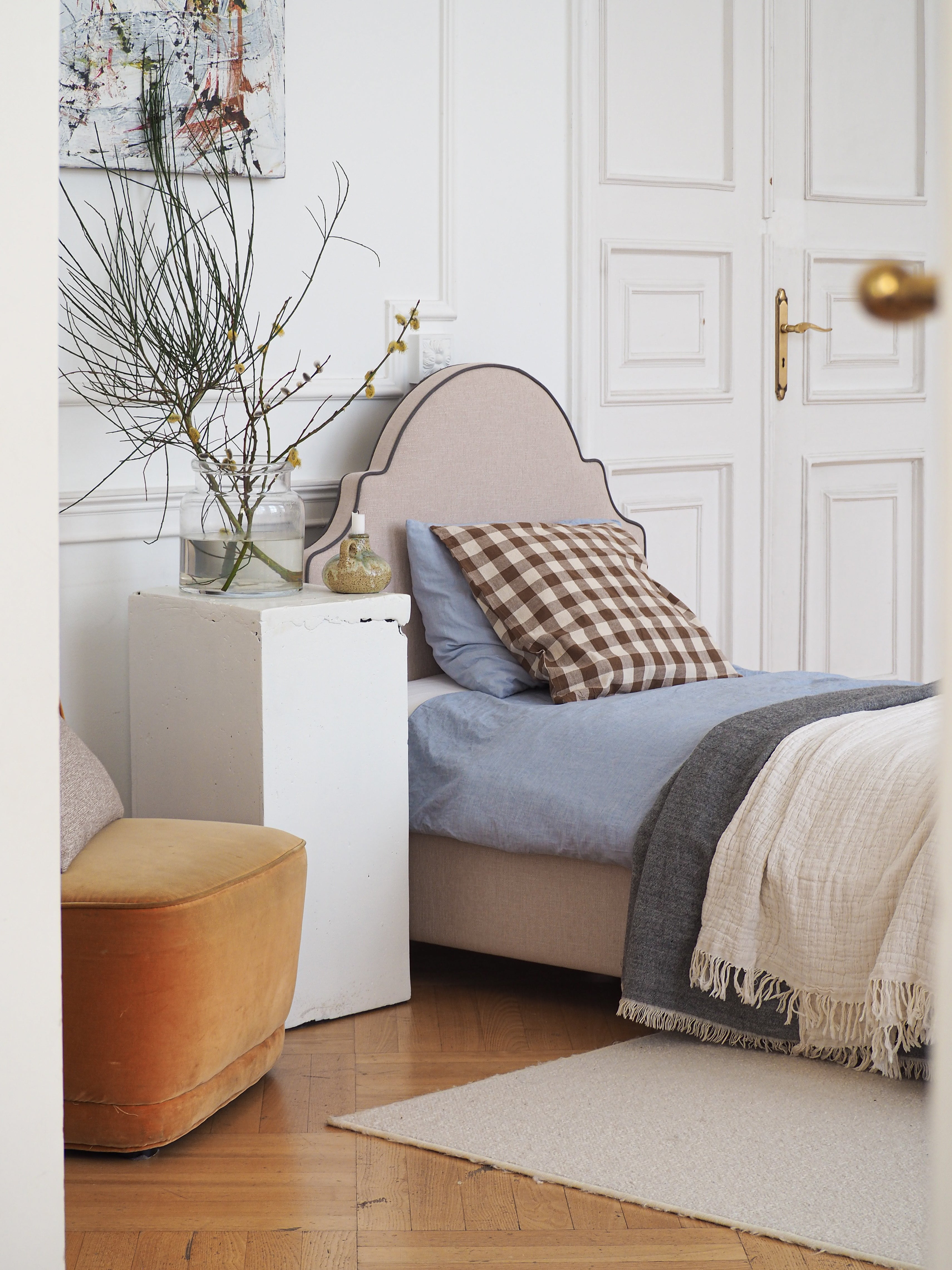 Łóżko tapicerowane Emma