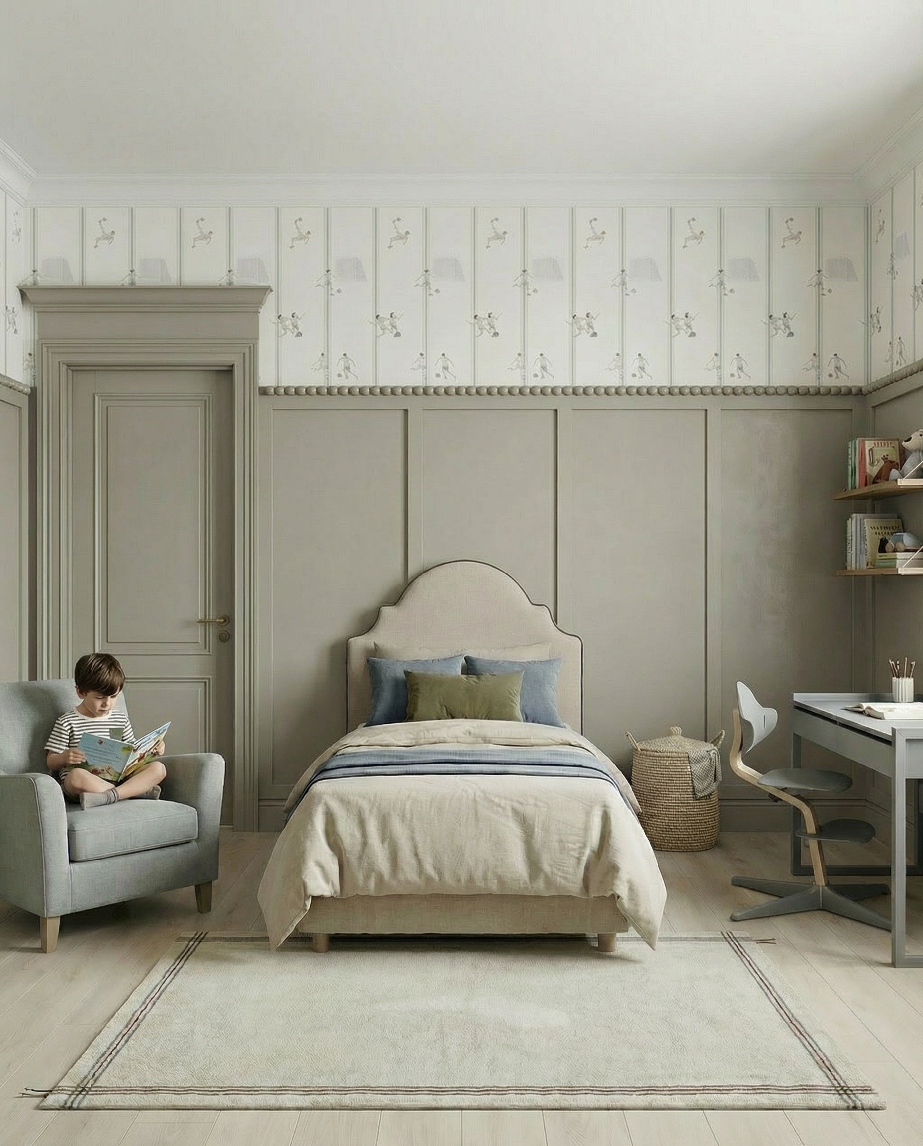 Aranżacja pokoju chłopca z łóżkiem Emma