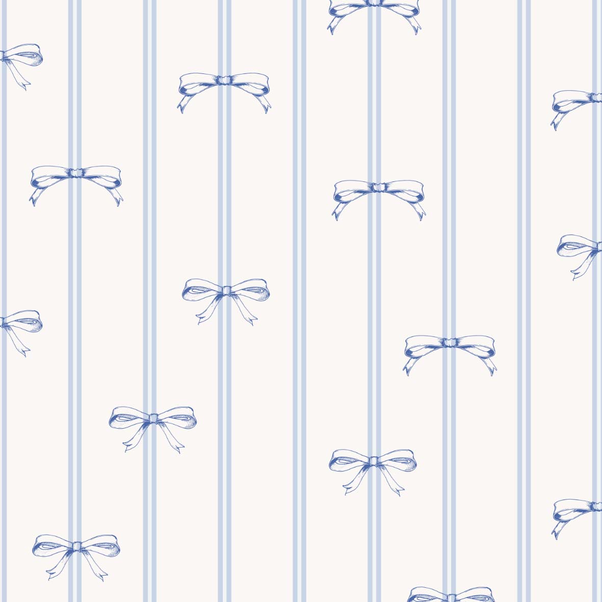 Tapeta niebieskie kokardy