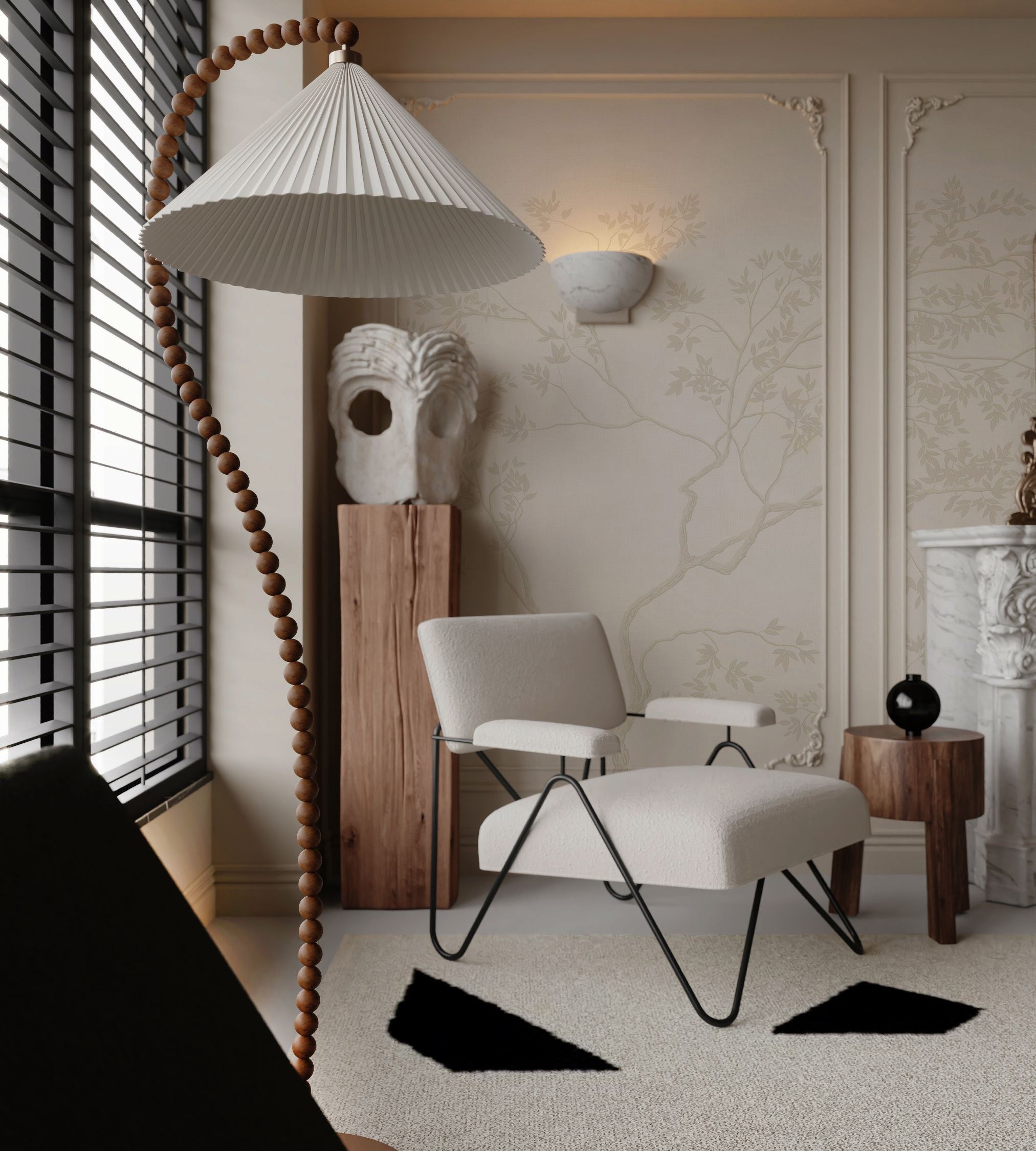 Tapeta mural delikatne gałązki