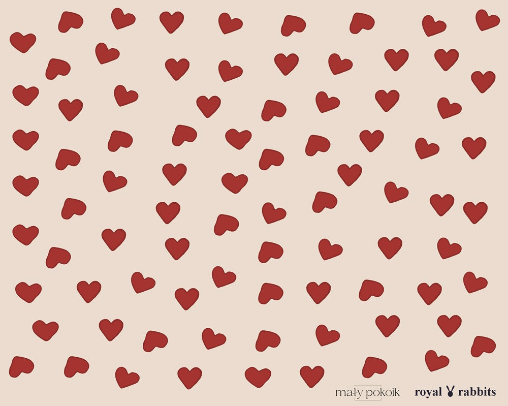 Naklejki na ścianę drobne serca