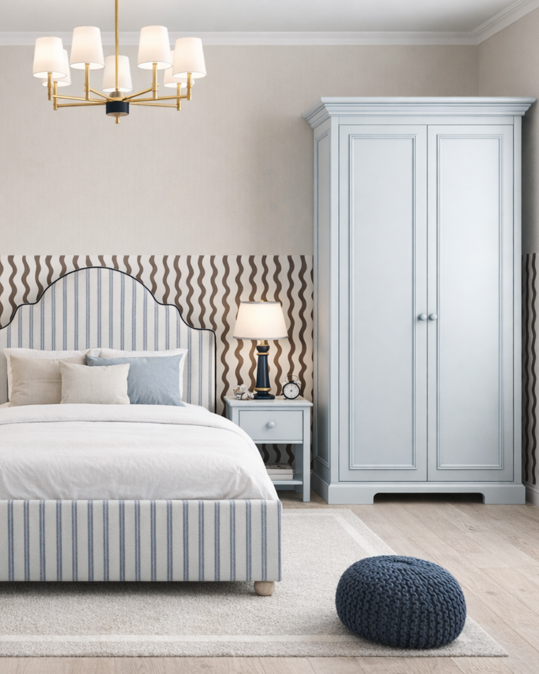 Drewniana szafa dwudrzwiowa Maxime