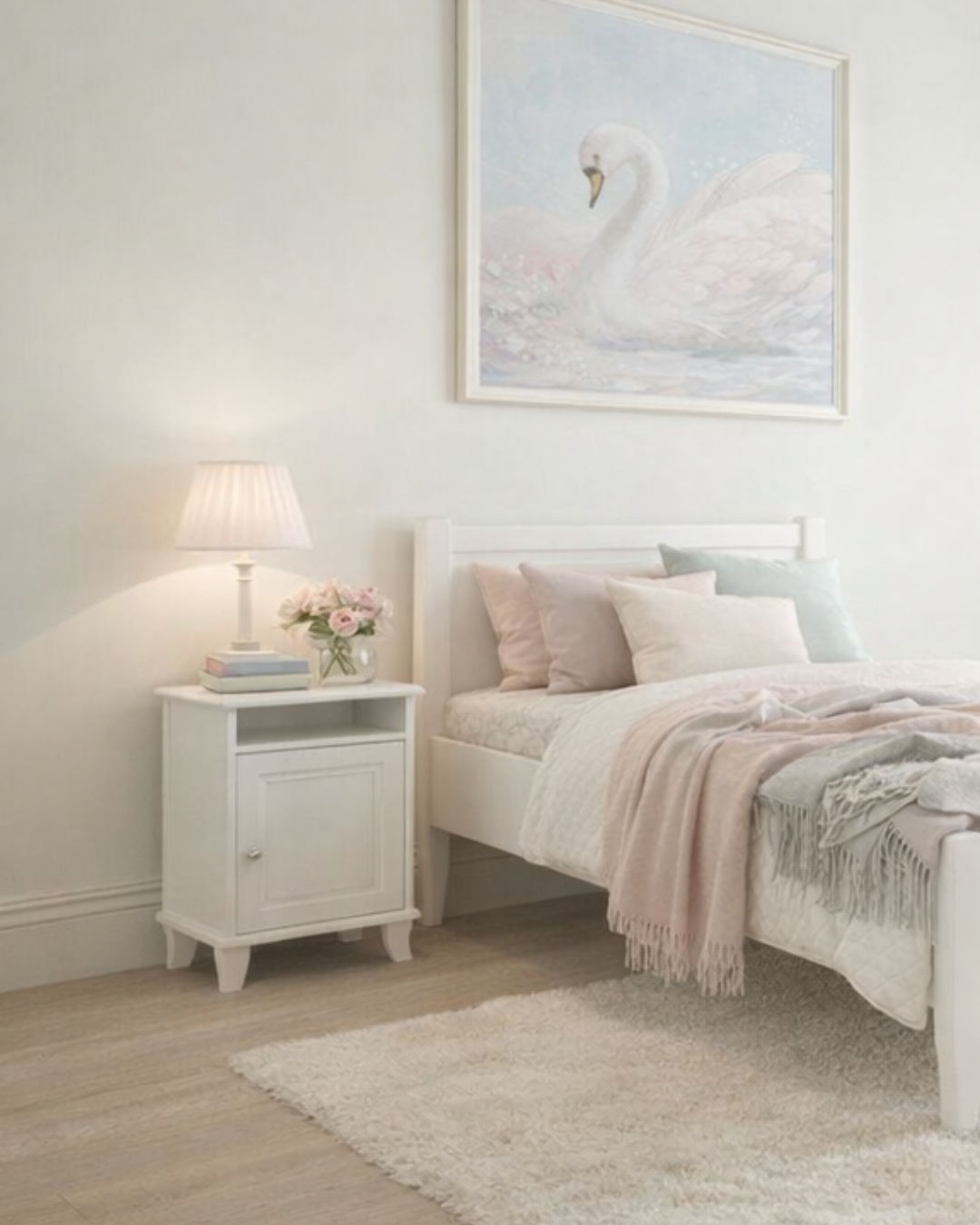 Drewniana szafka nocna Alex