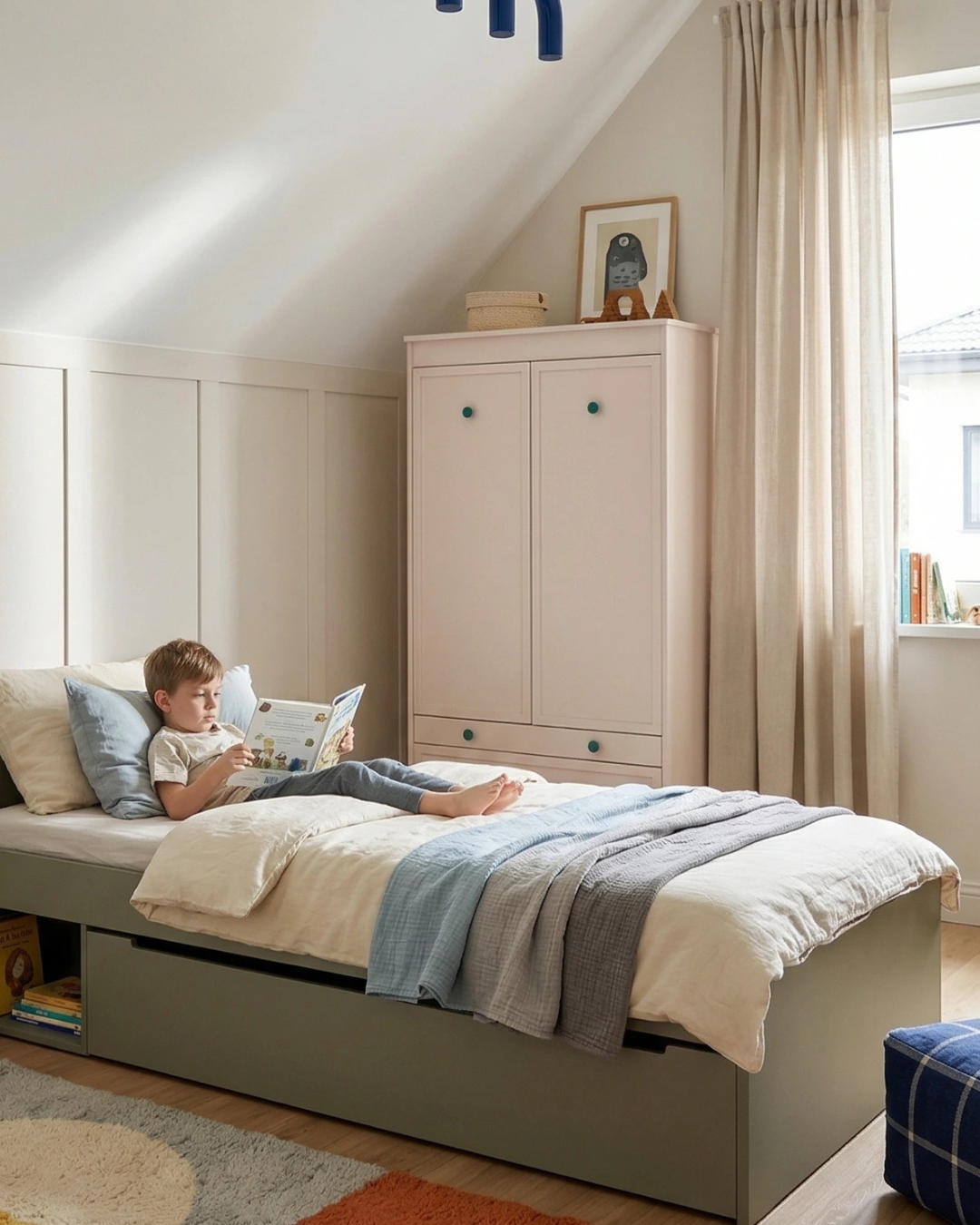 Komoda wysoka Vintage kaszmir