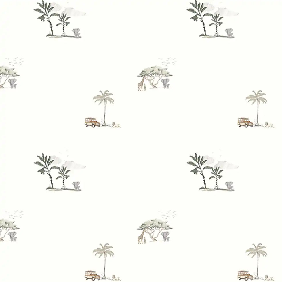 Tapeta safari kolorowa
