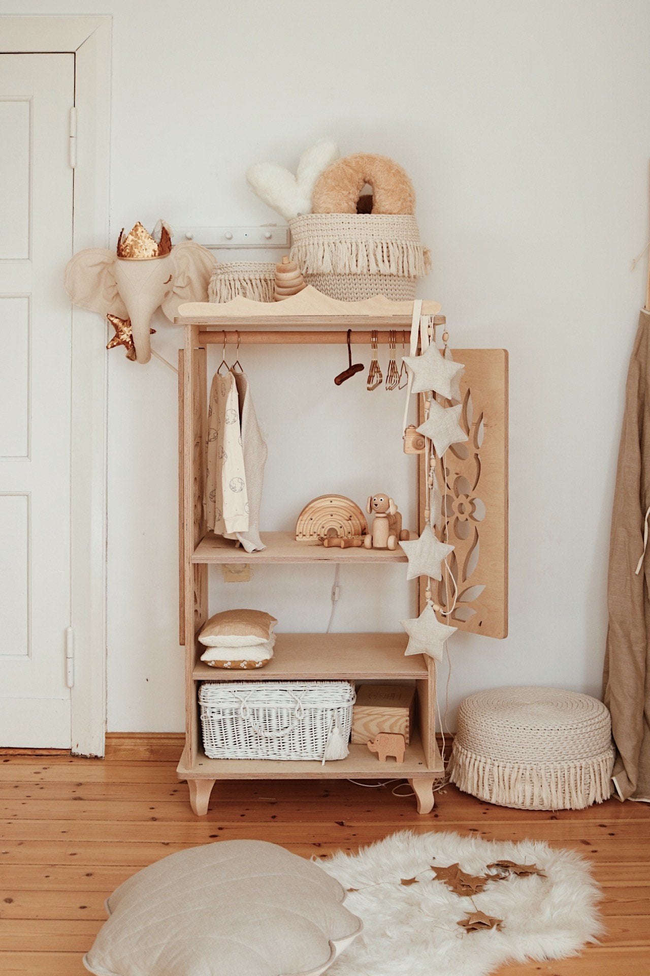 Girlanda lniana gwiazdki