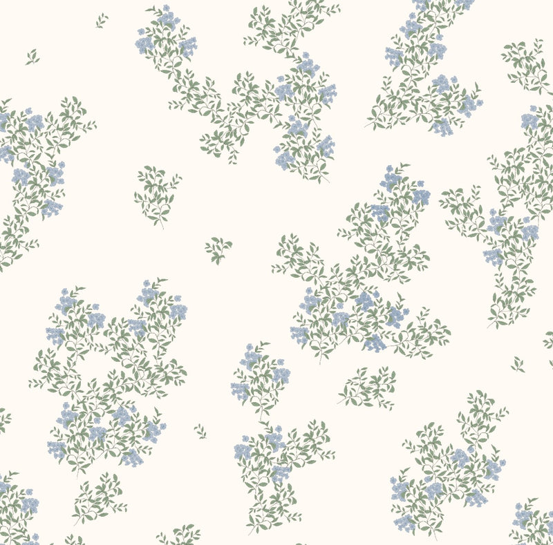 Tapeta kwiaty hortensja błękit