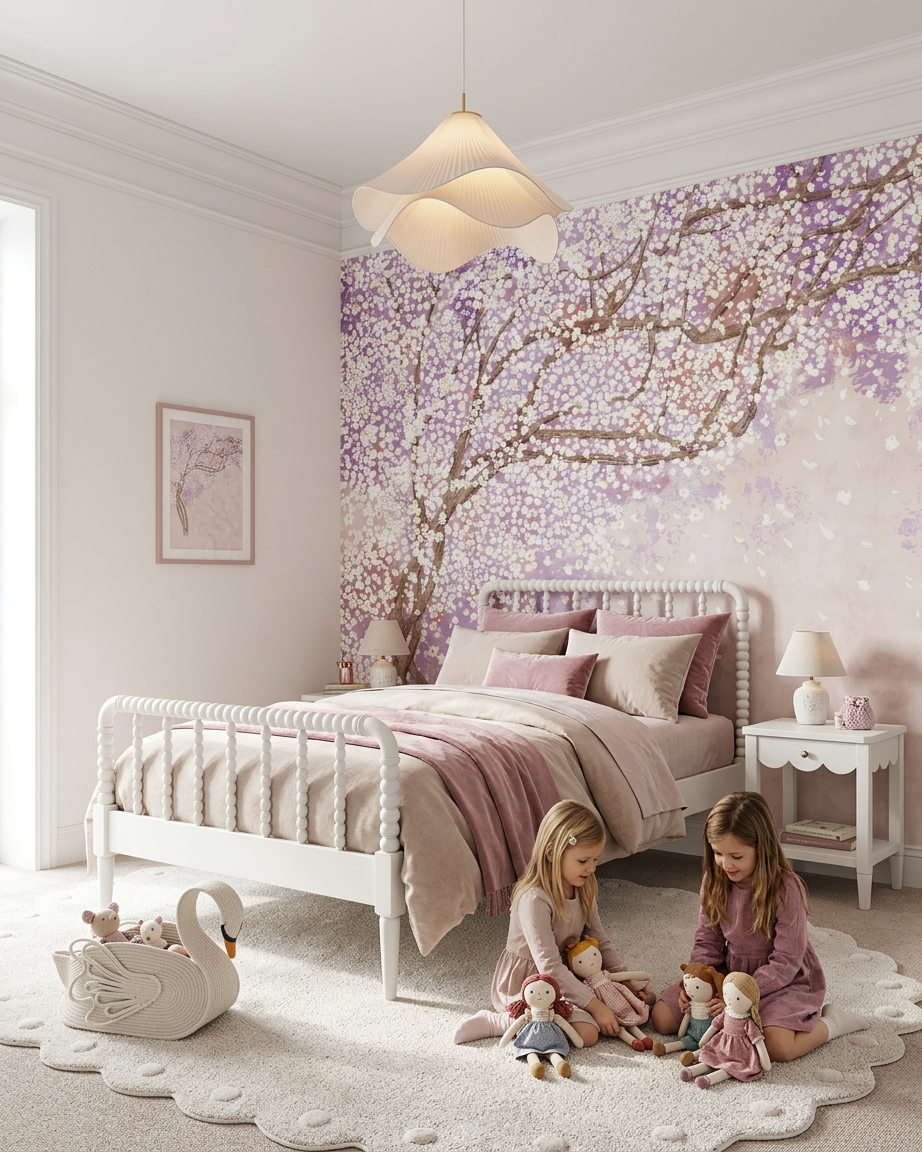 Jedna ściana czy cały pokój? Kiedy tapetować więcej w pokoju dziecka