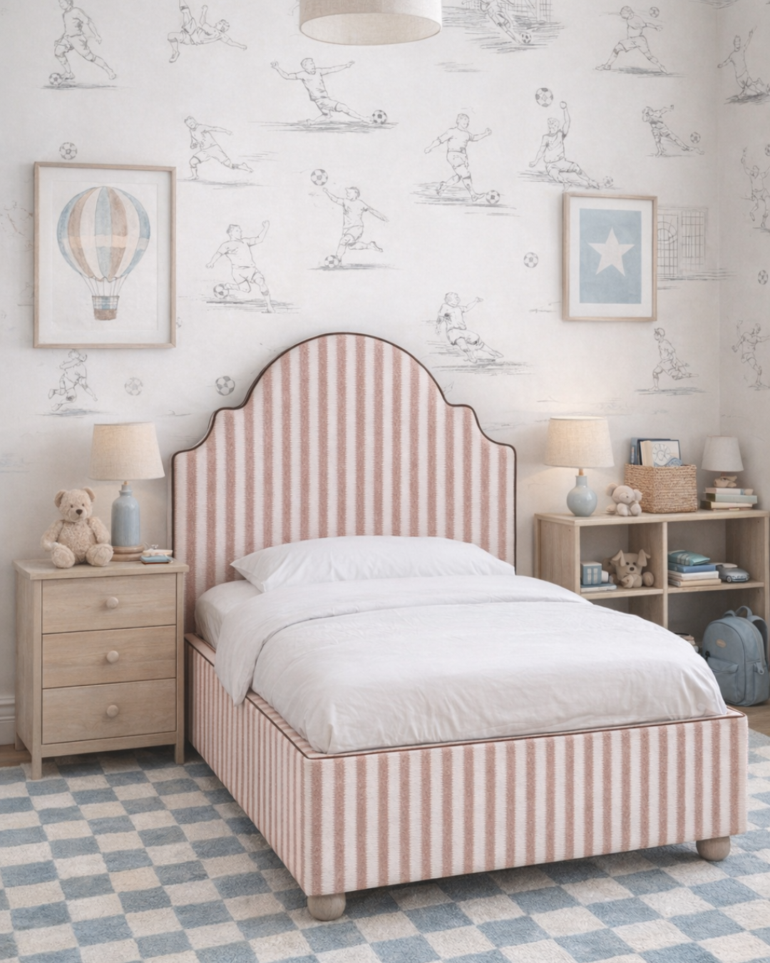 Jak urządzić pokój fana piłki nożnej bez kiczu? 3 projekty z łóżkiem Emma, które pokochacie