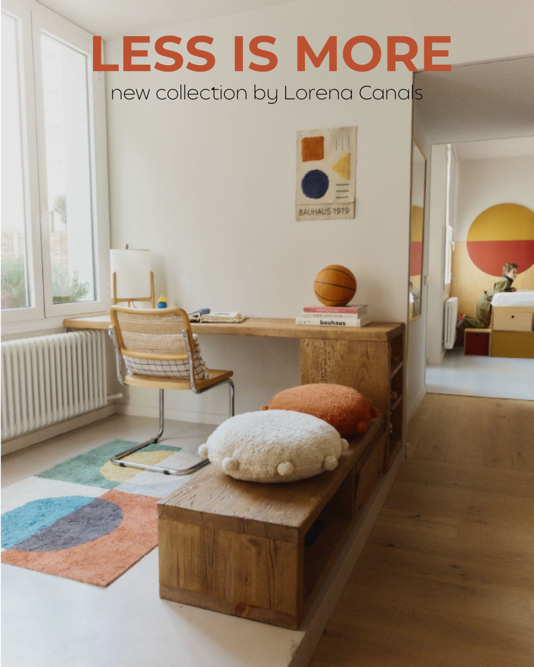 Mniej znaczy więcej. Poznajcie kolekcję Less Is More – Bauhaus w pokoju dziecka