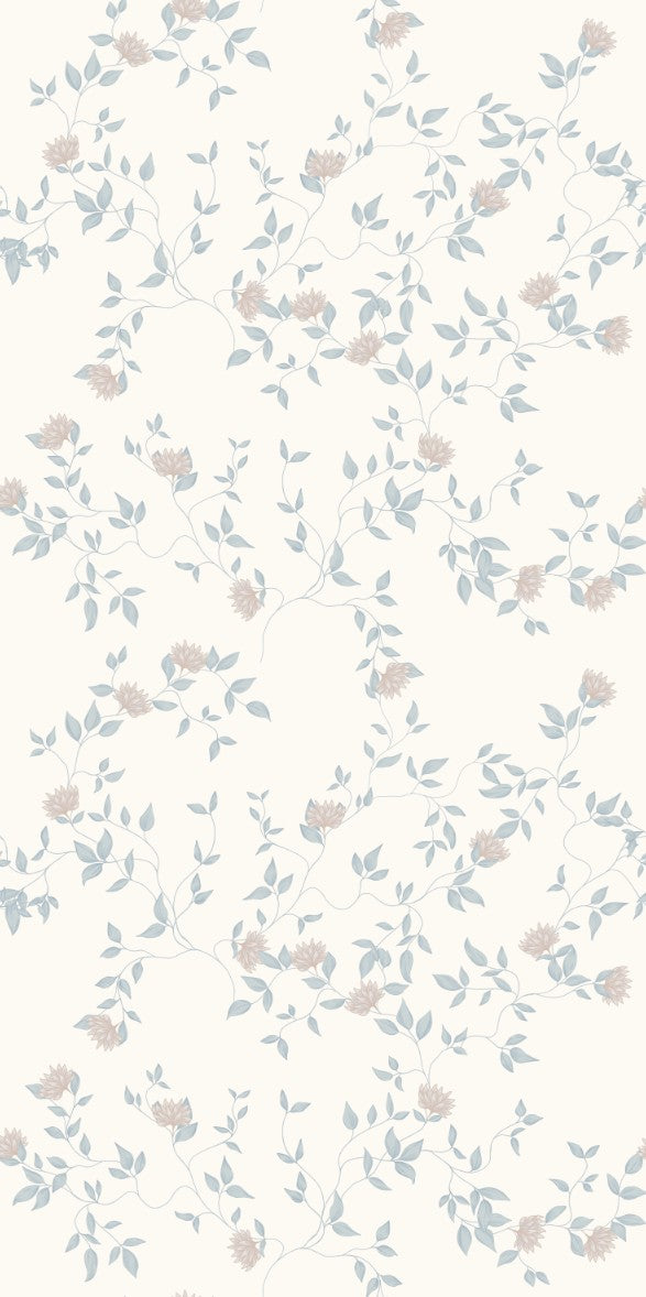 Tapeta bluszcz niebieski