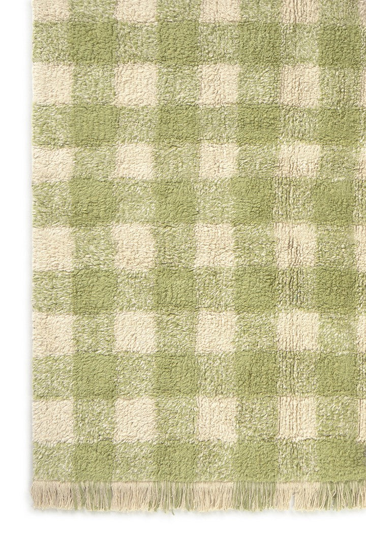 Dywan Bawełniany Vichy Matcha, Swan Lake