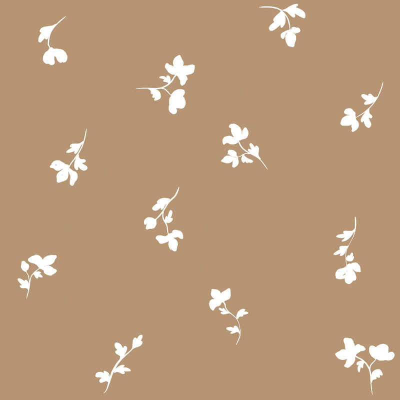 Tapeta w mini kwiatuszki Paris flowers brown