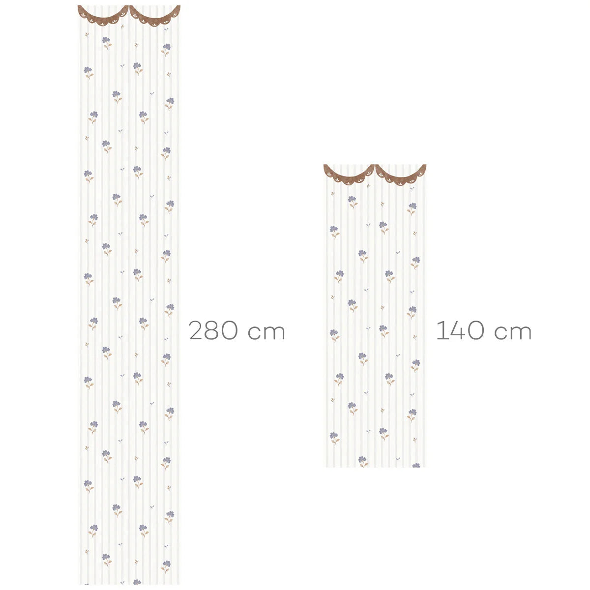 Tapeta Delicate retro flowers with ornament