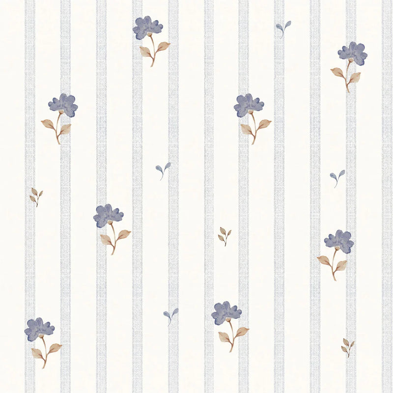 Tapeta Delicate retro flowers