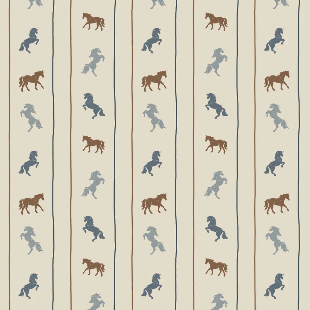 Tapeta Delicate horses with stars