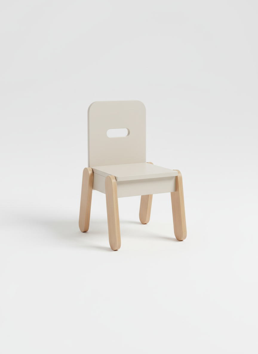 Zestaw montessori - stoilk z krzesełkiem Fjell & Üte