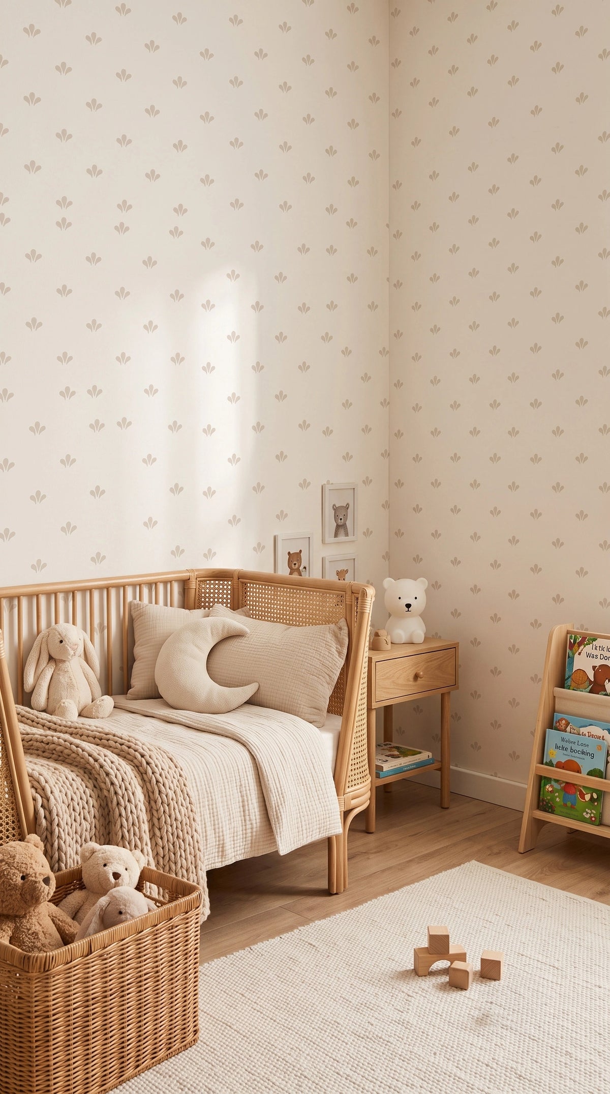 Tapeta Minimal listki light