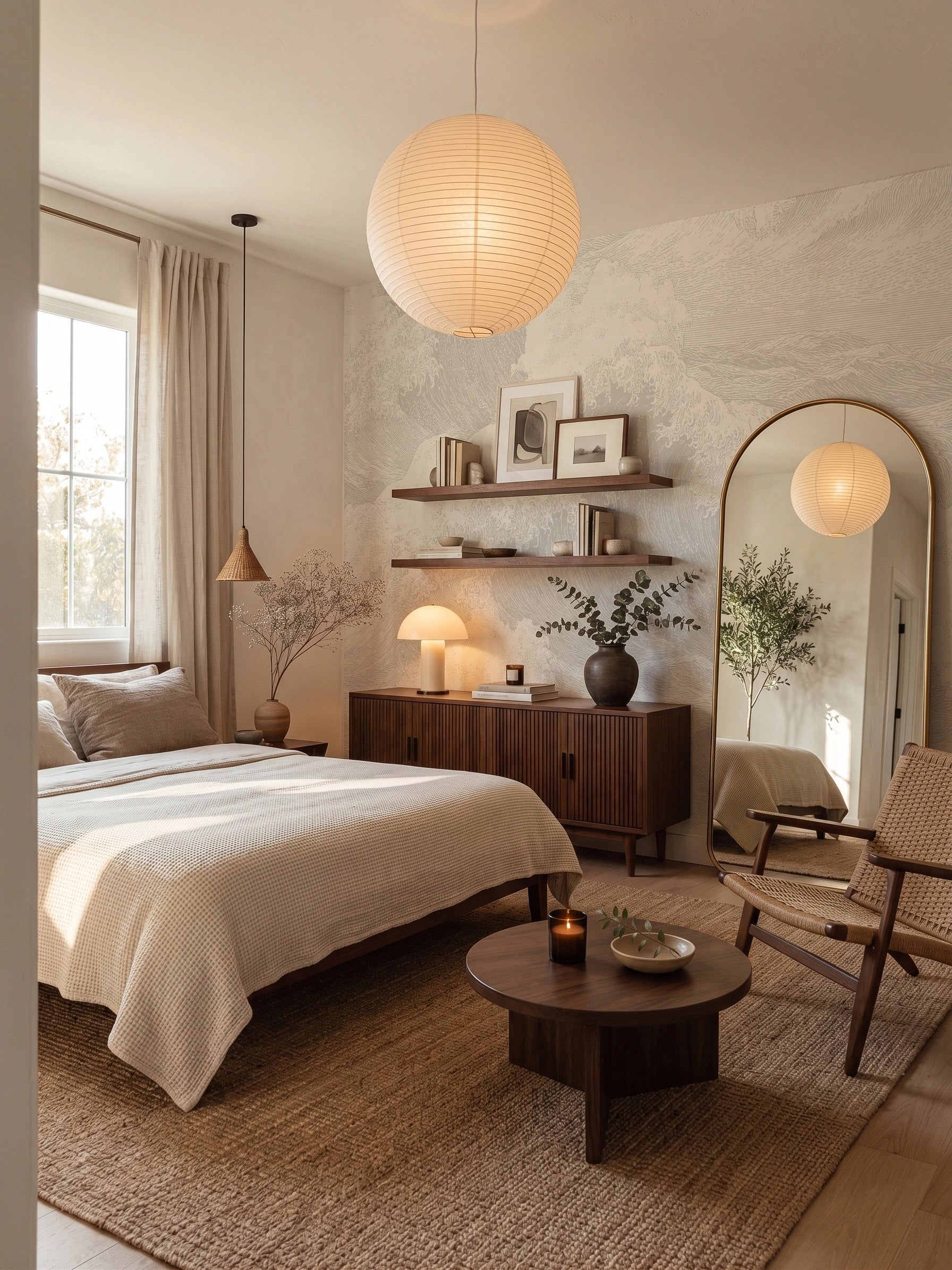 Tapeta mural fala light grey