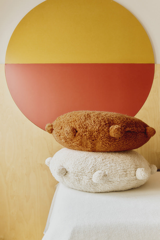 Poduszka podłogowa/puf z pomponami Bubbly