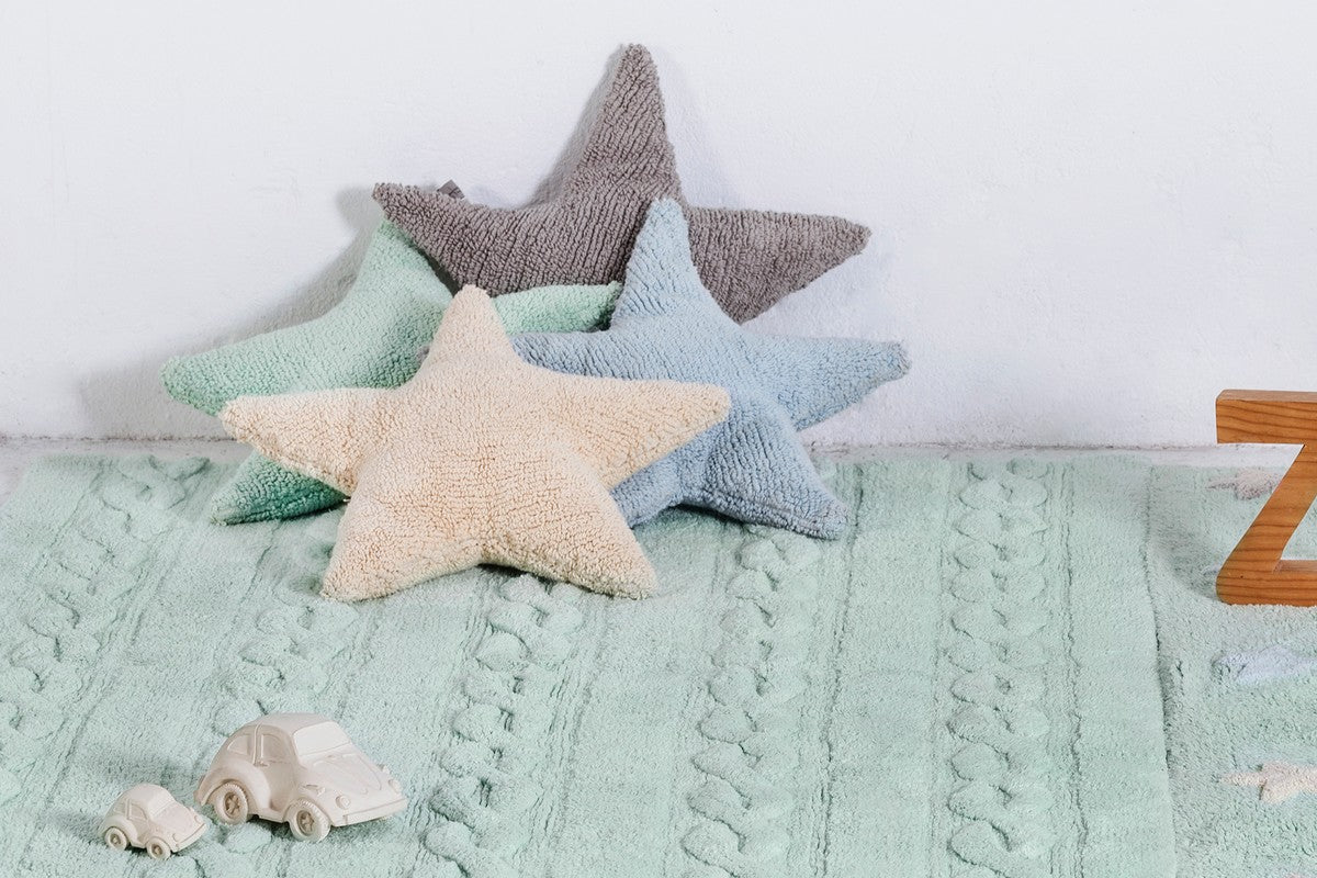 Poduszka gwiazdka Estrella Soft Mint Lorena Canals