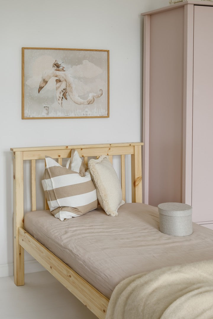 Łóżko dziecięce pojedyńcze ze szczeblinką 200x90 cm, Collet