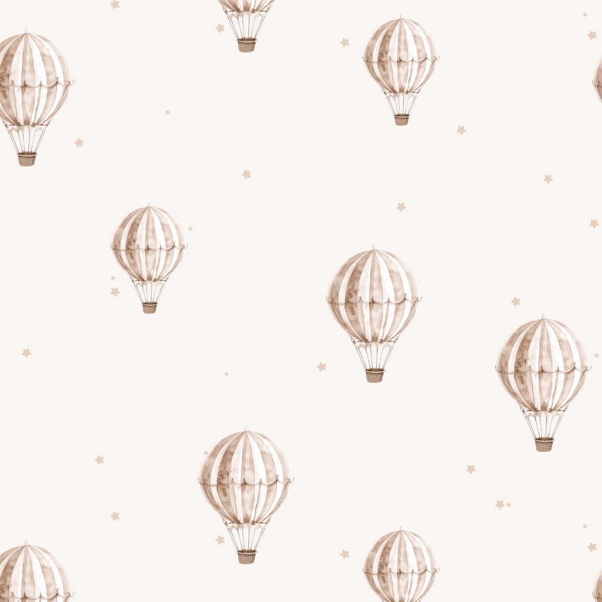 Tapeta beżowe balony