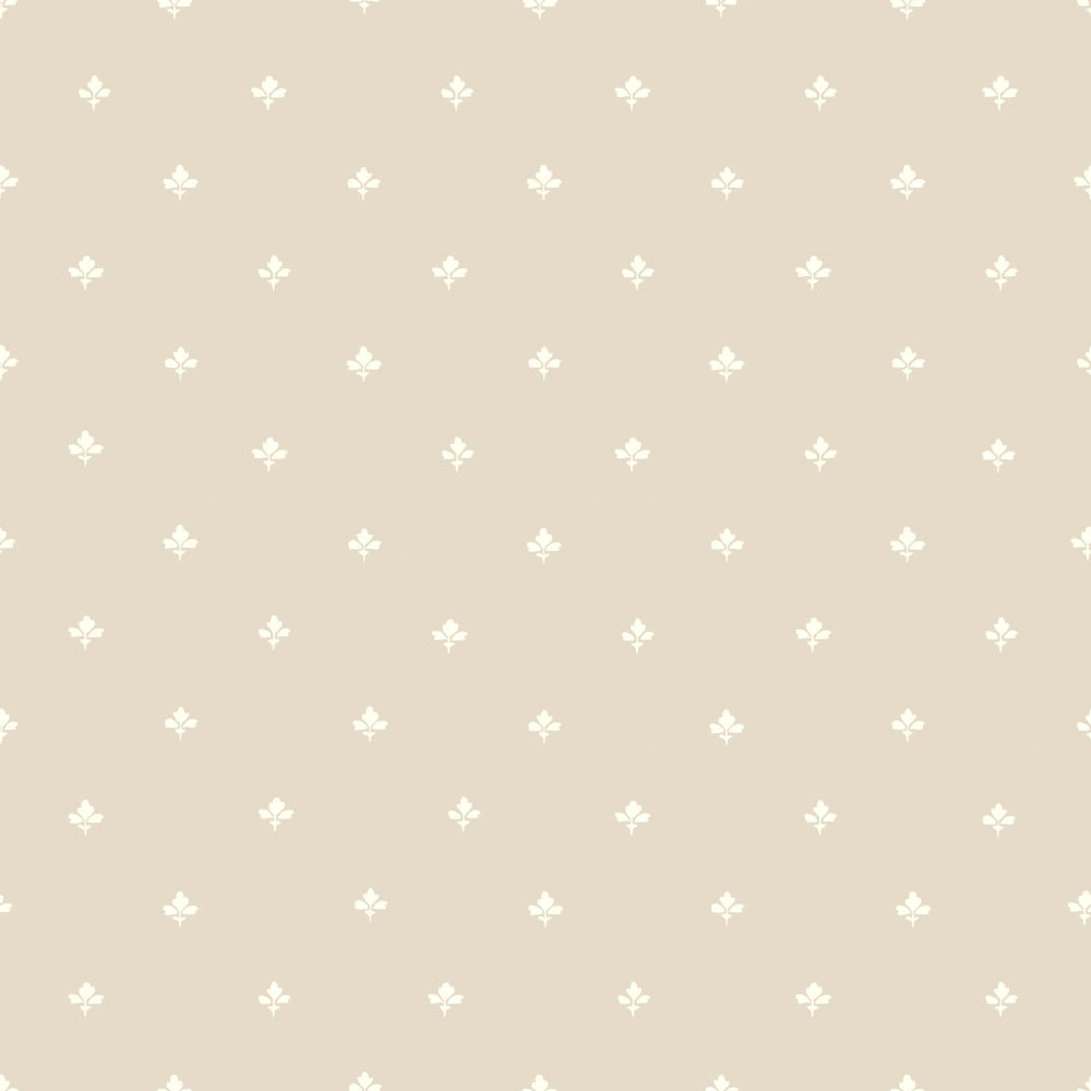 Tapeta Minimal listki beż